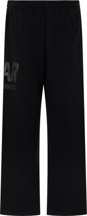 Golden Goose Mens Cotton Jogging Pants Black Trousers