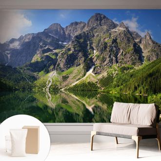 Tulup Carta Da Parati - Murale Alla Moda Decorazione - Camera Da Letto - Con Colla Gratuita Montagne Pittoresche 312x219 Cm