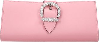 Jimmy Choo London Pochette Cheri Damens Rosa/Eissatin
