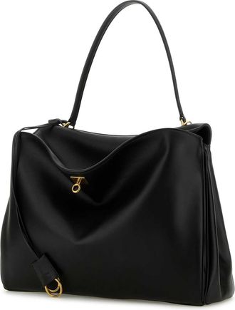 Balenciaga Womens Black Leather Large Rodeo Handbag Borse A Mano Bag