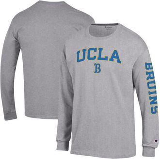 Champion Mens Champion Heather Gray UCLA Bruins Arch Over Logo 2-Hit Long Sleeve T-Shirt at Nordstrom, Size Xx-Large