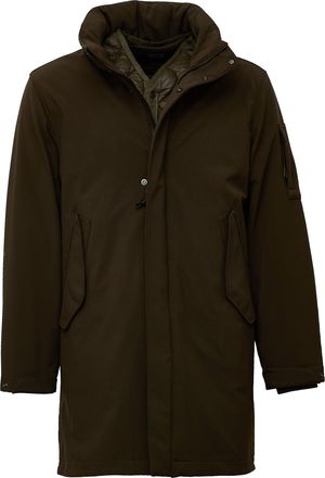 C.P. Company Long Hooded Padded Parka with Detachable Lining