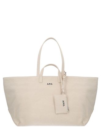 A.P.C. Le Drummer Dual Handle Cotton Tote Bag