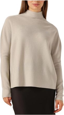 Drykorn Veelzijdige Liora coltrui - Dames - Coltruien - Beige - M - Wol - Truien & Vesten