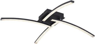 Globo Lighting Globo - plafoniera - Jules - nero - metallo - LED - 67169-24