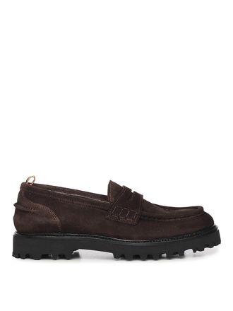 Giuliano Galiano Kobra Suede Moccasins