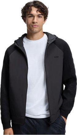 HUGO BOSS Hoodies & sweatvesten, Heren, Blauw, 3Xl, Wol, Zip-through Vest