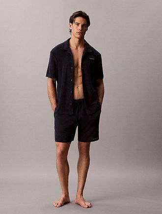 Calvin Klein Long Drawstring Beach Shorts