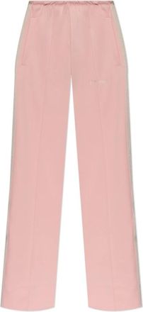 Palm Angels Classic Logo Tonal Trainingsbroek - Dames - Straight fit broeken - Roze - XS - Polyester - Broeken
