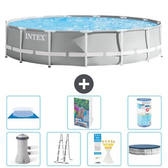 Intex Piscina Prism Frame Redonda - 457x107 Cm - 8-piezas S594