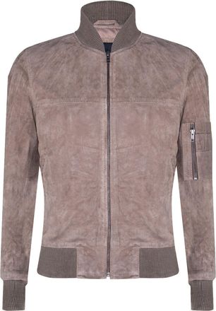 Infinity Leather Mens Goat Suede MA-1 Bomber Jacket-Auckland