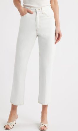 Frame Denim The Vertical High Waist Ankle Relaxed Straight Leg Jeans in Trinity at Nordstrom, Size 29
