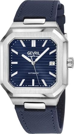 Gevril Group Grand Concourse Blue Dial Mens Watch 41301