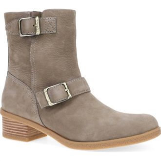 Dansko Womens Delphine Waterproof Nubuck Boot In Stone