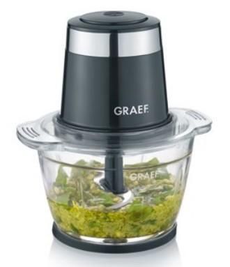 GRAEF Ch502eu Picadora El&eacute;ctrica Negra 500w 1l Vidrio