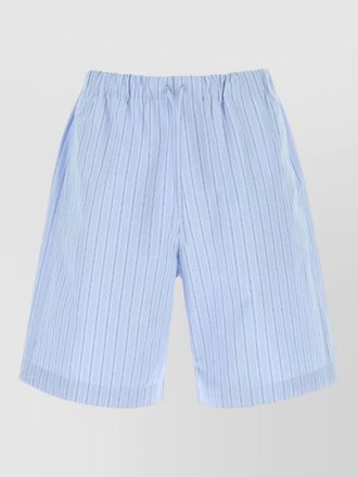 Dries Van Noten embroidered cotton bermuda shorts
