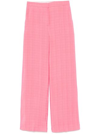 Semicouture Marlee trousers - women - Viscose/Acetate/Polyester - 44 - Pink