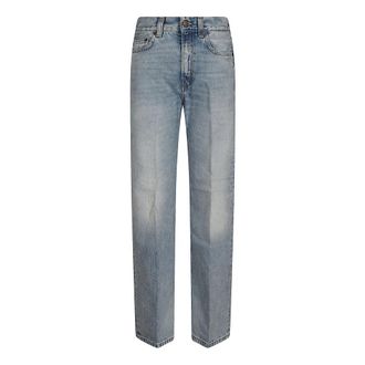 Haikure Straight Jeans - Dames - Regular Fit Jeans - Blauw - W26 - Jeans