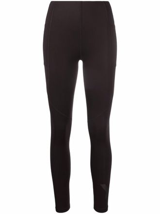 Yohji Yamamoto Legging met logoprint - Zwart
