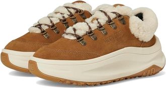 Moon Boot Moon247 City Shearling Womens Walking Shoes Cognac : EU 36 (US Womens 4.5) B - Medium, Suede/Synthetic