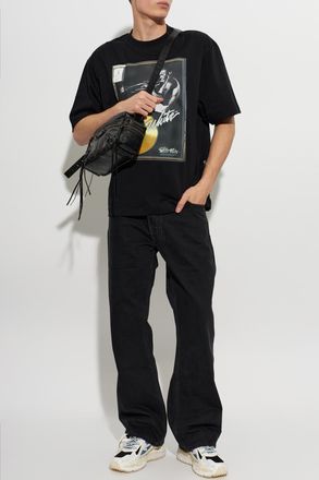 Off-white Printed T-shirt, Mens, Black
