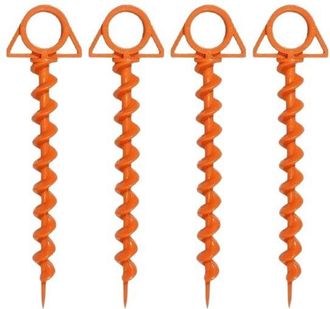 OEM Anclajes De Suelo Atornillables - Naranja - 24,1 Cm
