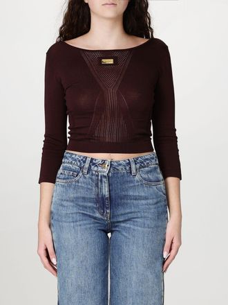 Elisabetta Franchi Top in maglia di viscosa traforata Elisabetta Franchi