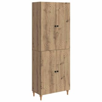 vidaXL Juego De Armarios 2 Uds. Roble Artisan Madera De Ingenier&iacute;a Vidaxl