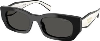 Prada Accessoires, unisex, Zwart, ONE Size, Sole Prb 05 Zonnebril