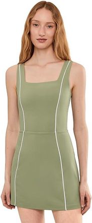 Travis Mathew Moveknit Sleeveless Dress Womens Dress Oil Green : 2XL, Elastane/Polyamide