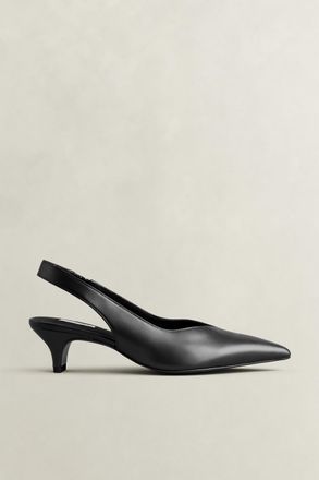 GANT Women Tillbye Leather Heels (37) BLACK