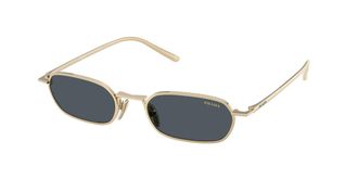 Prada PR D58S ZVN70B Womens Sunglasses Gold Size 51