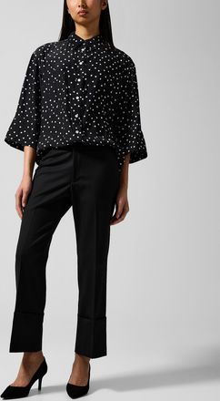 Smythe Womens Large cuff straight leg pant