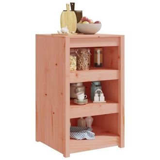 Berkfield Home Outdoor Kitchen Cabinet 55x55x92 cm Solid Wood Douglas in Light Tan | Size: 55 x 55 x 92 cm