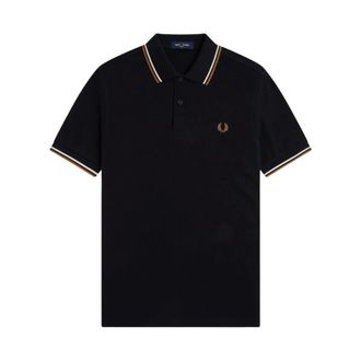 Fred Perry Polo Shirts, male, Black, Size: XL M3600 Polo