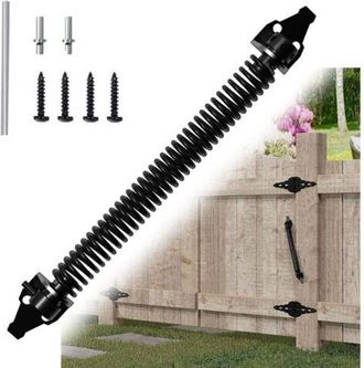 OEM Cierrapuertas Autom&aacute;tico Con Resorte Ajustable De 36 Cm, Incluye 2 Tornillos Y Es Ideal Para Puertas De Jard&iacute;n, Puertas De Madera Y Cercas Agr&iacute;colas (