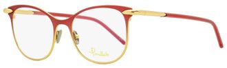 POMELLATO PM0054O Rectangular Metal-Acetate Eyeglasses - Red