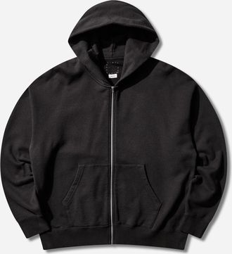 Visvim Men s Ultimate Jumbo SB Zip Hoodie F.Z. Black