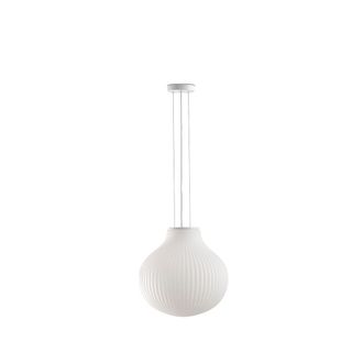 Faro Barcelona Faro Isabelle L&aacute;mpara De Techo Colgante Globe De 40 Cm En Blanco Mate