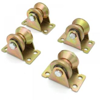 OEM Ruedas Giratorias Con Ranura En V De Colores, Ruedas Para Puertas Correderas, Utilizadas Para Puertas Correderas, Carros Mec&aacute;nicos, Bancos De Trabajo 