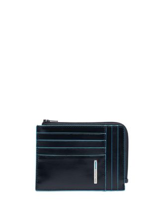 Piquadro Portafoglio con zip B2 Revamp - Blu