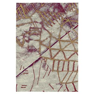 Nafnaf Alfombra decorativa de fibras naturales multicolor 160x230 cm