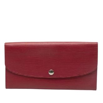 Louis Vuitton Pre-owned Wallets, female, Red, Size: ONE SIZE Pre-owned Emilie Wallet