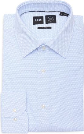BOSS Hank Kent Dress Shirt in Lt Past/bu at Nordstrom Rack, Size 16 R