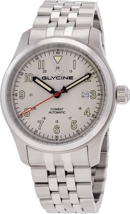 Glycine Combat Field Automatic Beige Dial Mens Watch GL0564