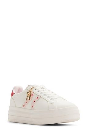 Aldo Adores Platform Sneaker in White at Nordstrom, Size 8.5