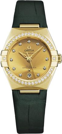 Omega Constellation Automatic Chronometer Diamond Champagne Dial Ladies Watch 131.58.29.20.58.001