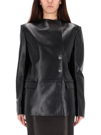Khaite Elona Lamb Leather Jacket