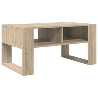 vidaXL Mesa De Caf&eacute; Roble Sonoma 92 X 53 X 45 Cm Madera De Ingenier&iacute;a Vidaxl