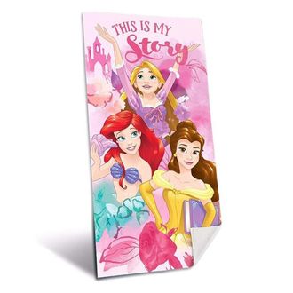 Trade Shop Trade Shop - Telo Mare In Cotone Principesse Disney Ariel Asciugamano Mare Piscina Bambini